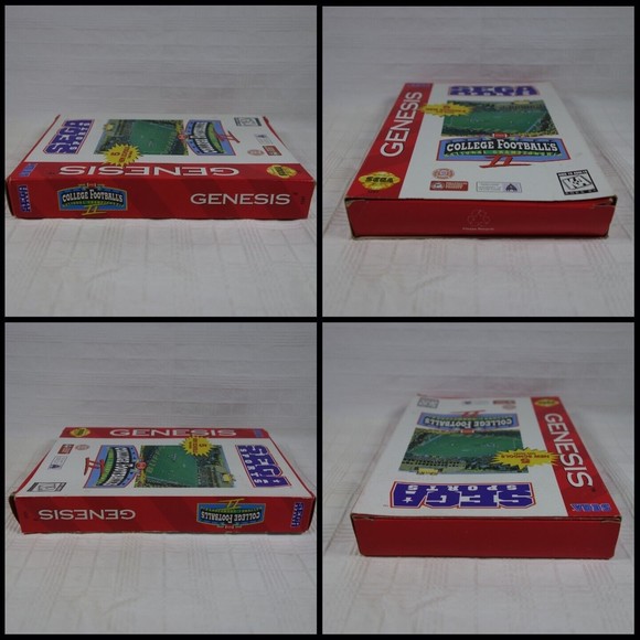 Genesis Cartridge Lot 3 Games and Case/Boxes-College Football, Olympic, Caesars - Picture 7 of 15